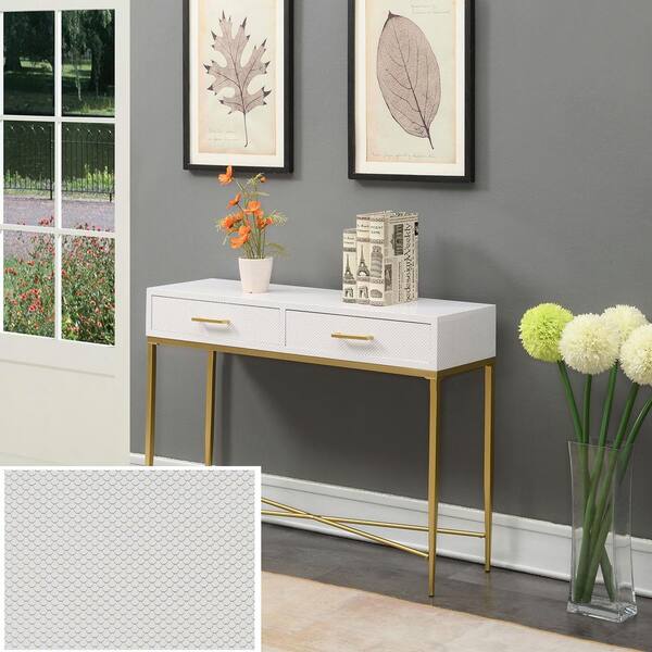 Ashley console discount table with stools