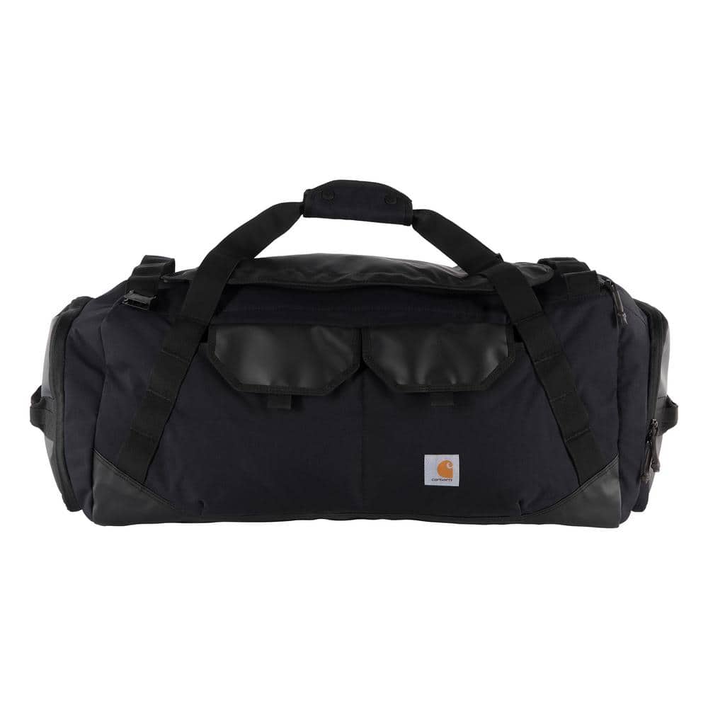 Carhartt 4.13 in. 55L Nylon Heavy-Haul Utility Duffel Backpack Black OS ...
