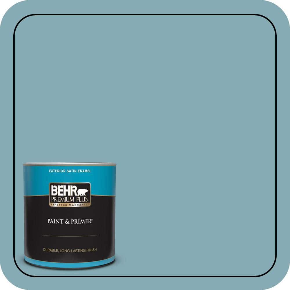 1 qt. #S450-4 Crashing Waves Satin Enamel Exterior Paint & Primer price history on PriceWatchPro