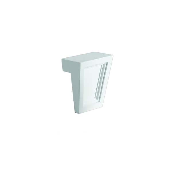 4 1/4 in. x 4 1/2 in. x 2 1/4 in. Polyurethane Keystone for Trim Profiles