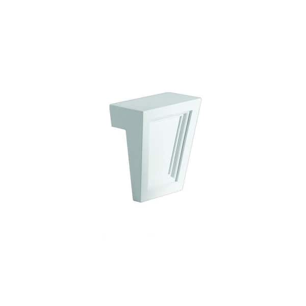 Fypon 4 1/4 in. x 4 1/2 in. x 2 1/4 in. Polyurethane Keystone for Trim Profiles