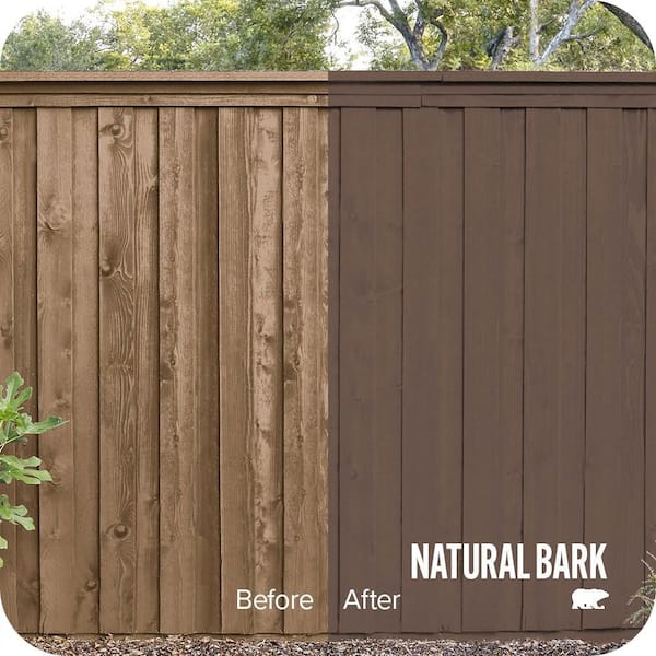 5 gal. #N170-6 Natural Bark Solid Color House and Fence Exterior Wood Stain