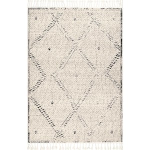Camilla Moroccan Tassel Ivory 10 ft. x 13 ft. Area Rug