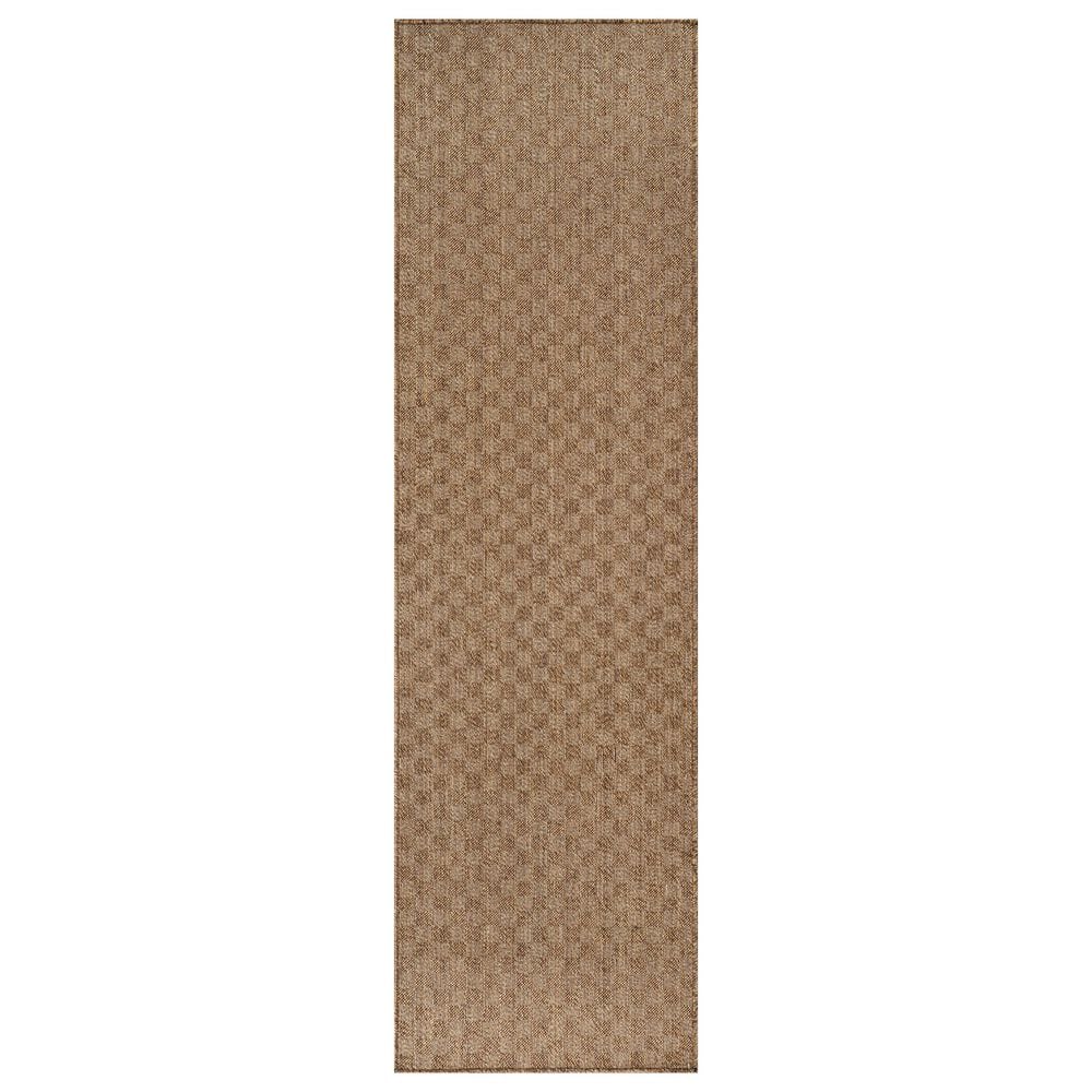Sand Control Rug World Rug Gallery Checkered Sand/Natural Easy-Care Jute-Style Indoor ...