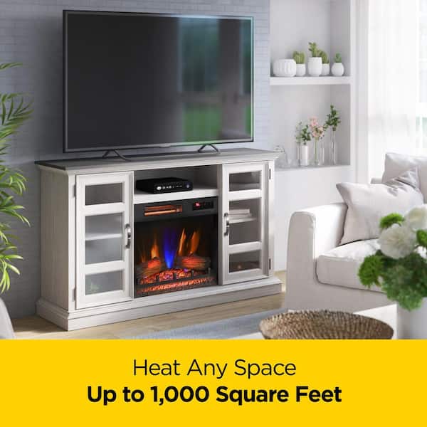 Twin Star Home Duraflame 56 in. Freestanding Electric Fireplace TV