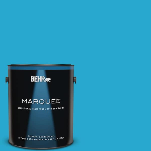 BEHR MARQUEE 1 gal. #T12-8 Reboot Satin Enamel Exterior Paint & Primer