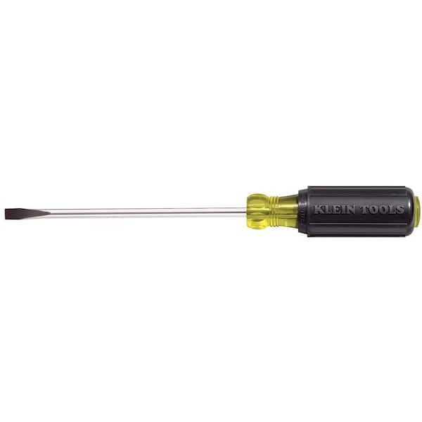 Klein Tools 1/4-Inch Cabinet Tip Screwdriver, Heavy Duty, 6-Inch