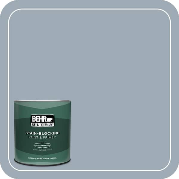 BEHR ULTRA 1 qt. #T13-6 Twilight Extra Durable Semi-Gloss Enamel Interior Paint & Primer