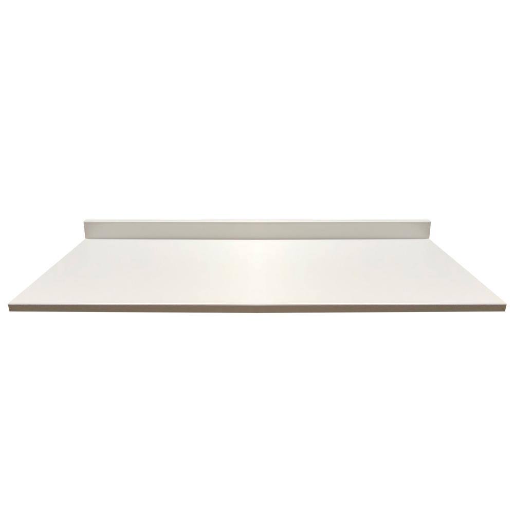Pvc Counter Tops Nuovo 48 in. PVC Countertop in White TOP48W - The Home Depot