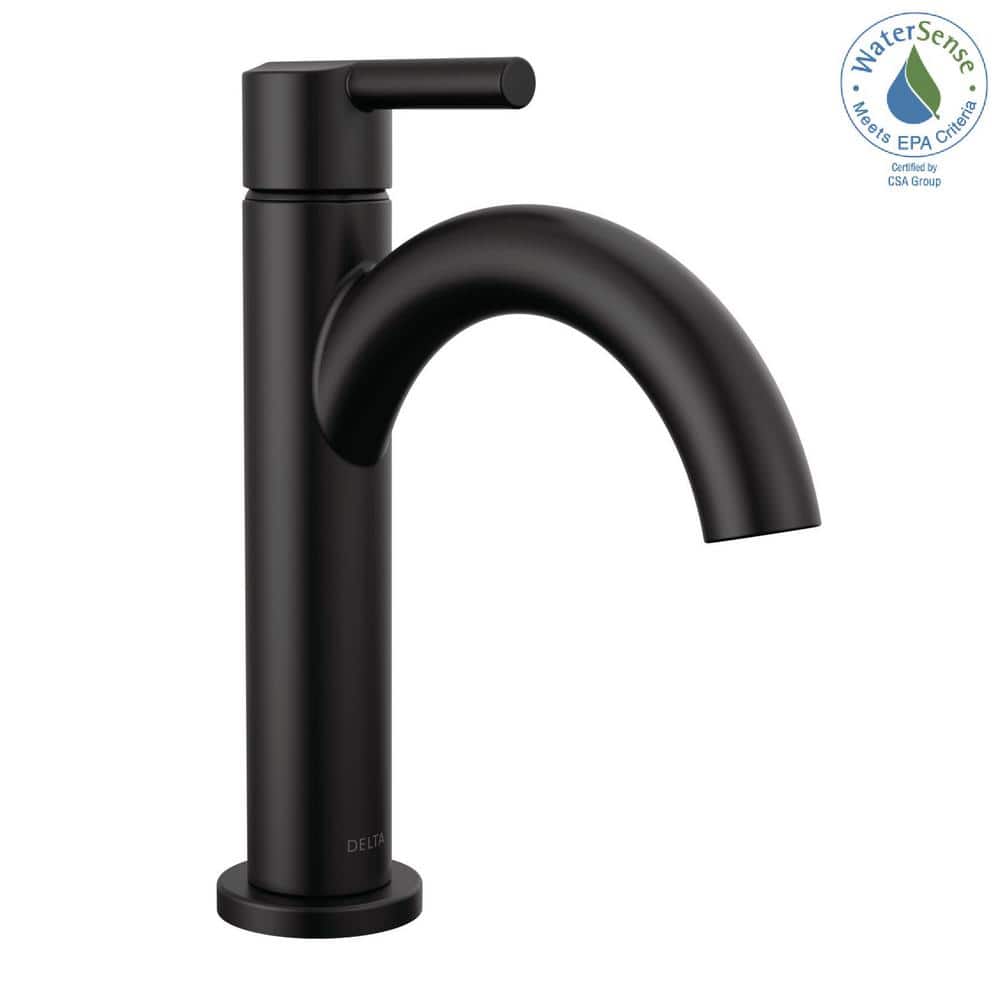 Delta Nicoli Matte Black Single Handle Bathroom Faucet