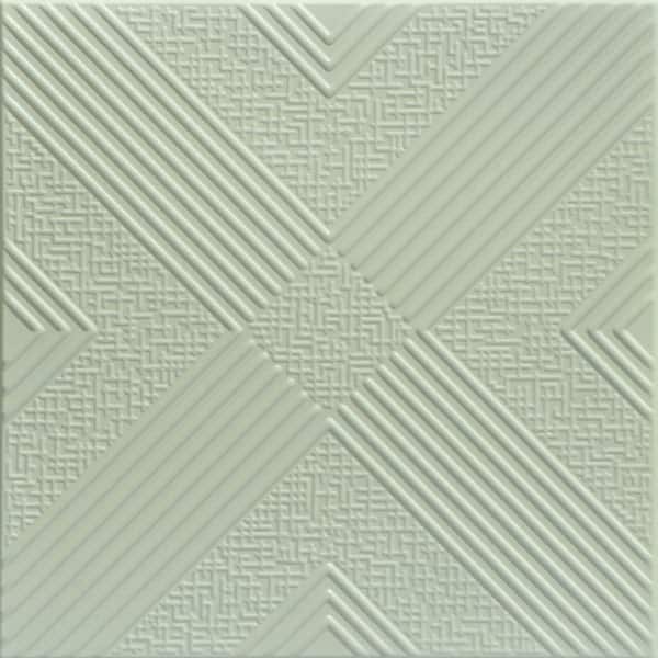 A La Maison Ceilings Hidden Treasure Hancock Green 1.6 ft. x 1.6 ft. Decorative Foam Glue Up Ceiling Tile (21.6 sq. ft./case)