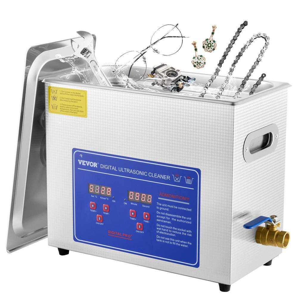 VEVOR Ultrasonic Cleaner with Digital Timer and Heater Professional