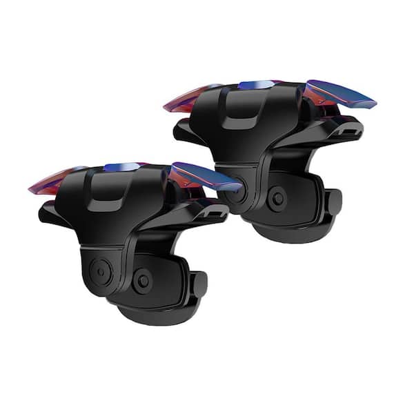 OBJLGEV CK3 Mobile Game Controller Triggers for iPhone Android Aim and Fire Sensitive Joysticks for PUBG Fortnite 1-Pair