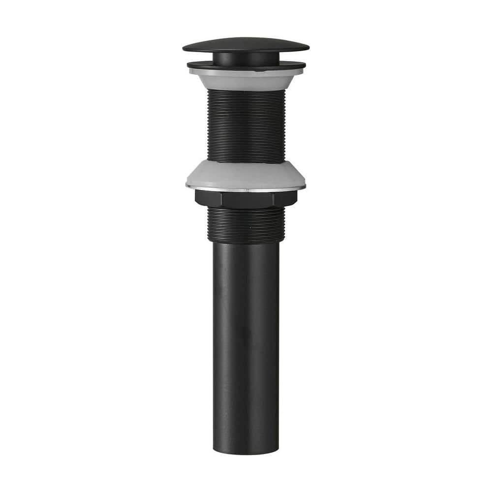 Vessel Bathroom Sink Pop-Up Drain Without Overflow In Matte Black price history on PriceWatchPro