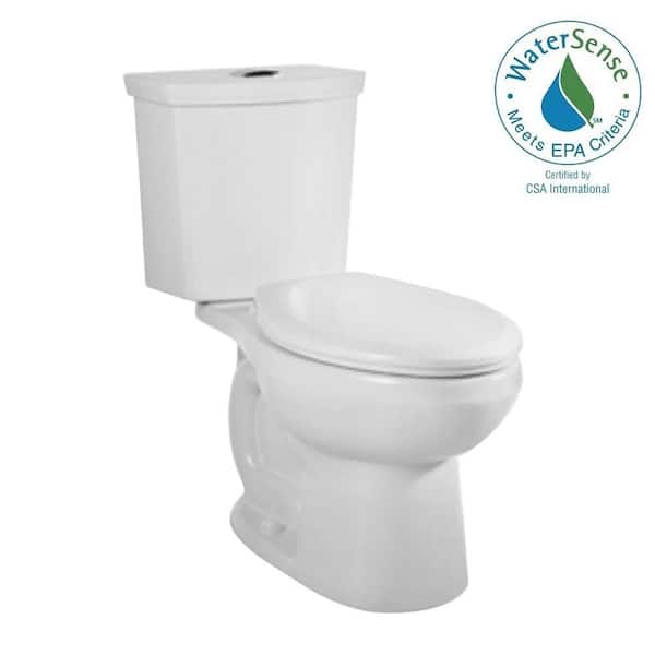 American Standard H2Option 2-piece 1.6/1.0 GPF Dual Flush Right Height Elongated Toilet in White