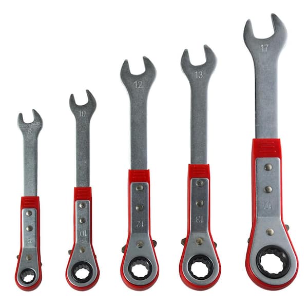 Best Value Metric Ratcheting Reversible Combination Wrench Set (5-Piece)