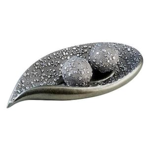 Resin Bowl with Orbs Decorative Sculpture