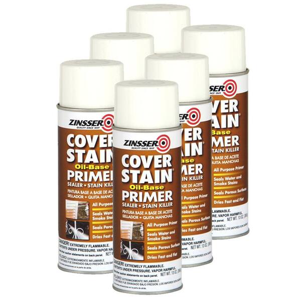 Zinsser 16 oz. Cover Stain Spray Primer (6-Pack)-DISCONTINUED