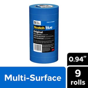 ScotchBlue 0.94 in. x 60 yds. Original Multi-Use Painter's Tape (9-Pack) (Case of 4)