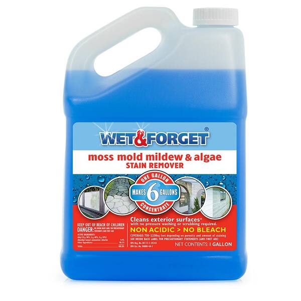Wet & Forget 1 Gal. Moss Mold Mildew and Algae Stain Remover