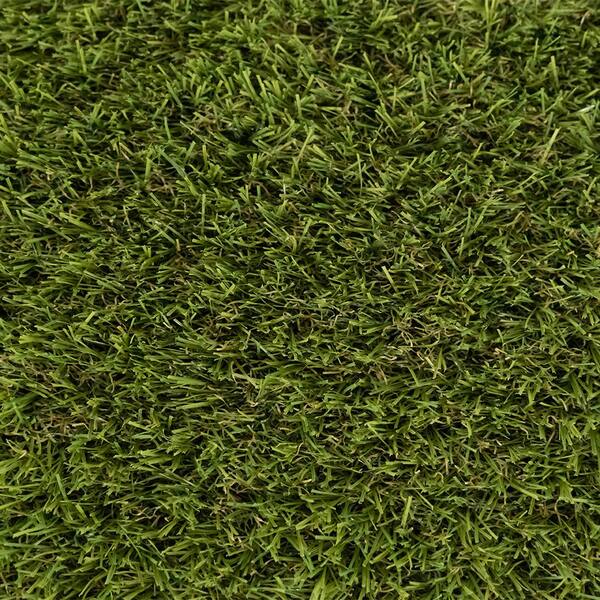 TURF DISTRIBUTORS Eco 56 Silver + Field Green 12 ft. Wide x Cut to Length Green Artificial Grass Carpet