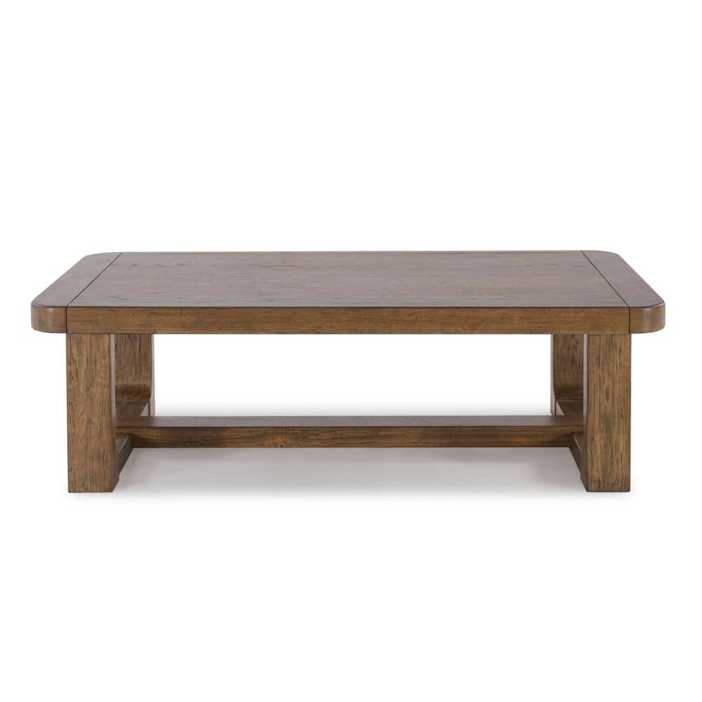 Cabalynn Light Brown Rectangular Wood Coffee Table
