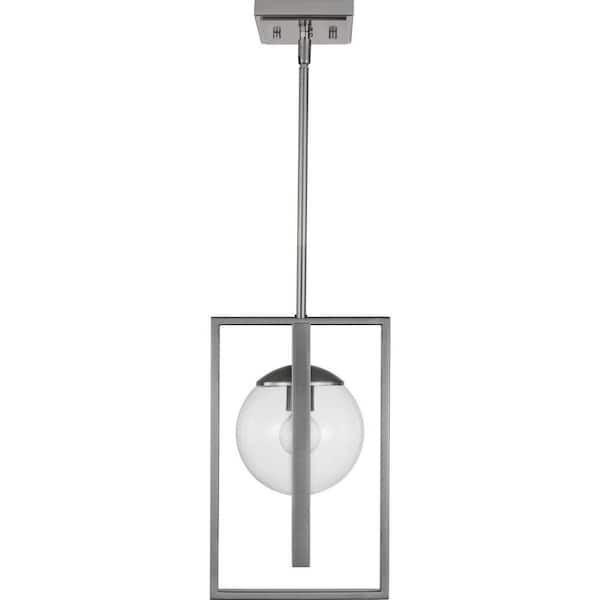 Atwell 1-Light Brushed Nickel Pendant