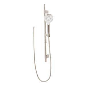 Lowden 3-Spray Wall Mounted Handheld Shower Head 1.8 GPM in Brushed Nickel