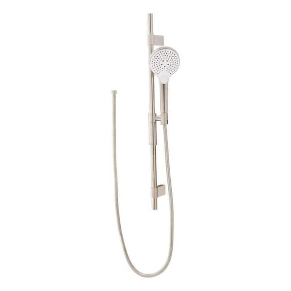 SIGNATURE HARDWARE Lowden 3-Spray Wall Mounted Handheld Shower Head 1.8 GPM in Brushed Nickel