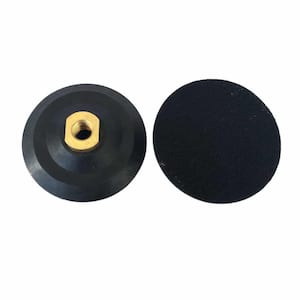 4 in. Velcro Rubber Backing Pad for Polishing Pads