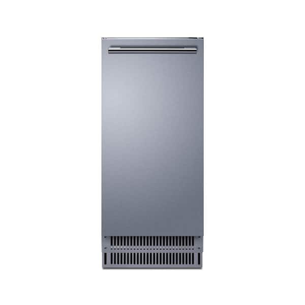 Summit Appliance 15 in. 68 lb. Outdoor Clear Cocktail Ice Icemaker