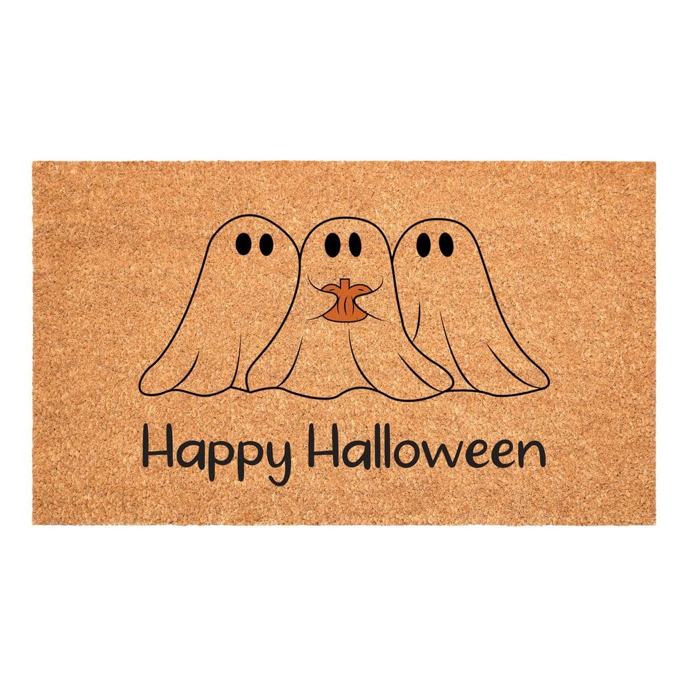 Halloween Ghost Trio 17 in. x 29 in. Multicolored Indoor/Outdoor Doormat price history on PriceWatchPro