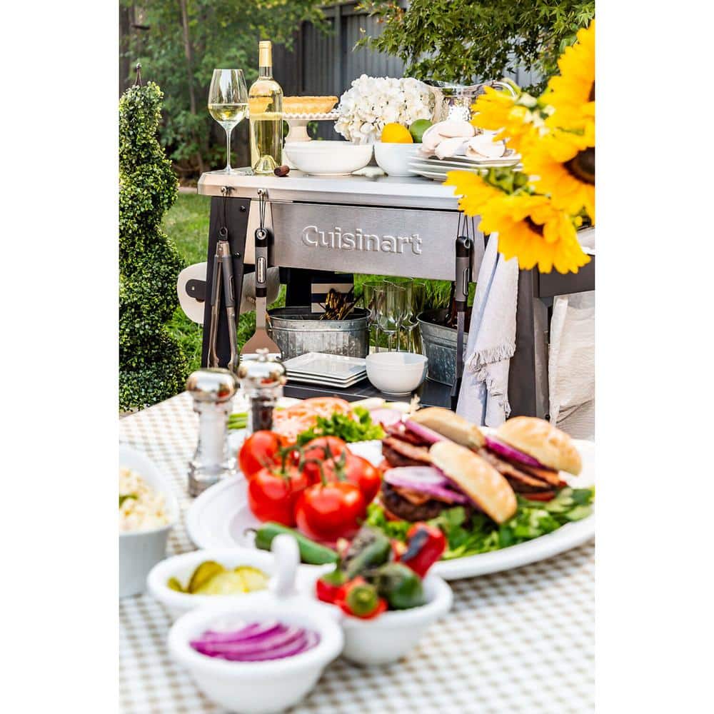 Cuisinart 45" Stainless Steel Outdoor Grill Prep Table