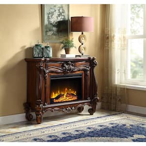 Versailles 47 in. Freestanding Wooden Electric Fireplace in Cherry Oak