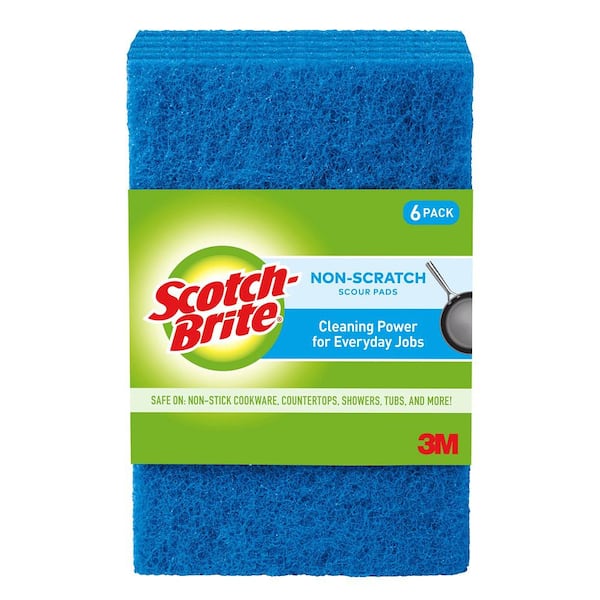 Scotch-Brite Non-Scratch Scour Pads (6-Pack) 626-CC - The Home Depot