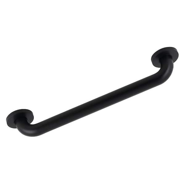 Kingston Brass Silver Sage 16 in. x 1-1/4 in. Grab Bar in Matte Black