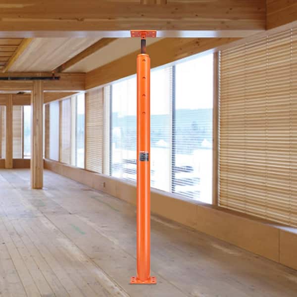 House Floor Jack, 54 -150 in. Height Range, 11,200 lbs. Max Load Capacity, Adjustable Support Beam Jack Post Pole