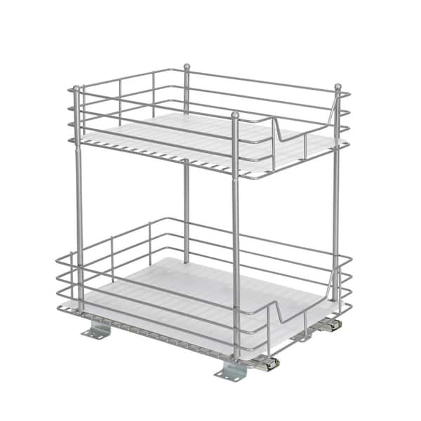 The Home Edit 12-1/2 x 3 x 4-1/2 Clear Two-Tier Organizer - Each