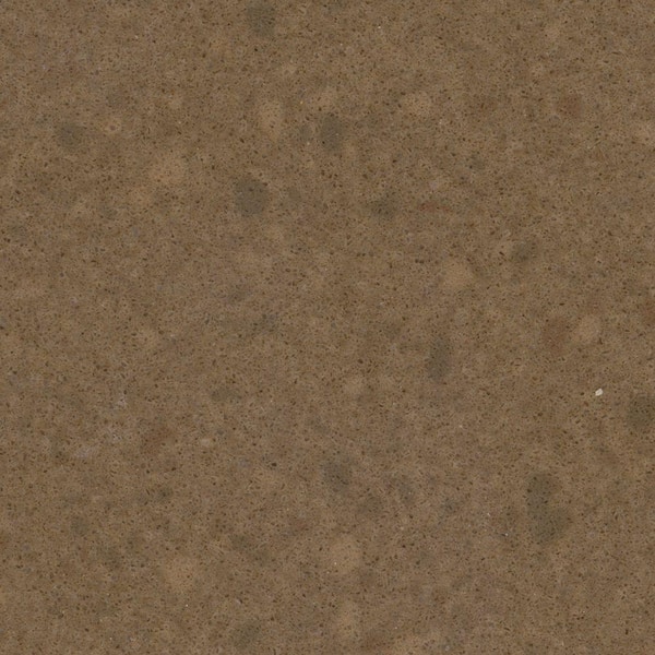 2 in. Quartz Countertop Sample in Truffle