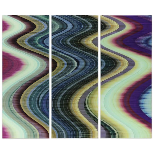 Empire Art Direct "Rumba Abstract" Glass Wall Art Printed on Frameless Free Floating Tempered Glass Panel