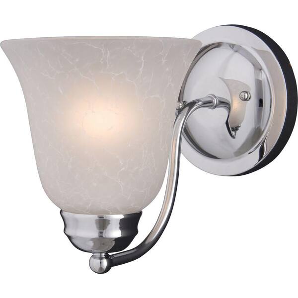 Maxim Lighting Basix 1-Light Polished Chrome Sconce