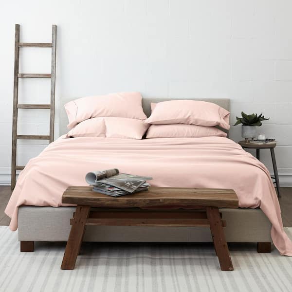 Solid Blush Microfiber Queen Sheet Set, Petra Platform Bed Frame Urban Outfitters