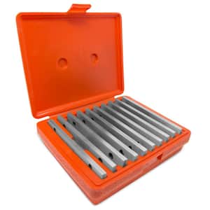 1/8 in. Precision-Ground Parallel Gauge Sets with Case (20-Piece)
