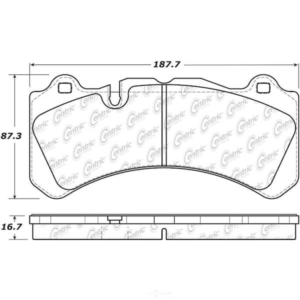 Centric Parts Disc Brake Pad Set