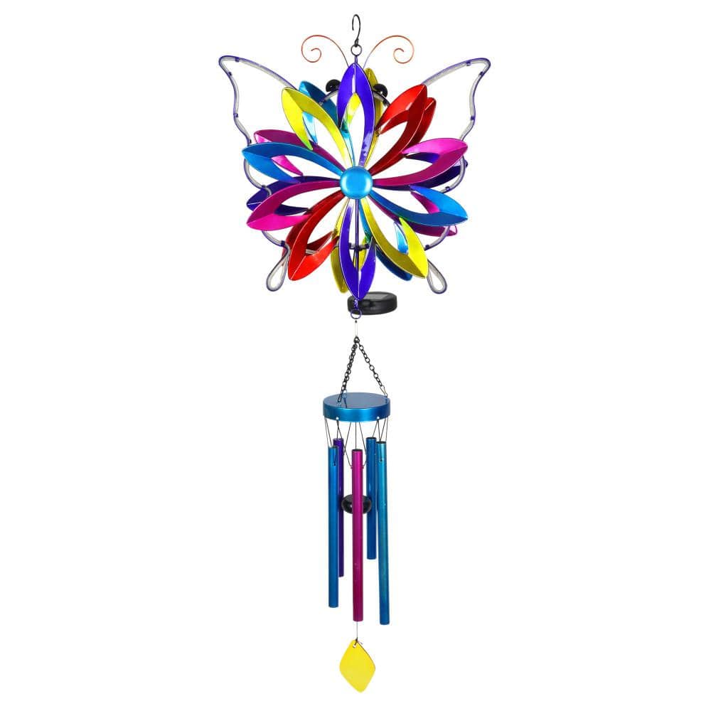 Tradder 6 Pcs Diamond Art Wind Chimes Diamond Art Kit Double Sided  Butterfly Ornaments with Crystal Pendant 5D Rhinestone Painting for Spring  Home