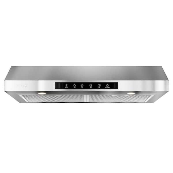 30 in. 900 CFM Ducted Under Cabinet Range Hood in Stainless Steel with Lights and Aluminum Mesh Filters