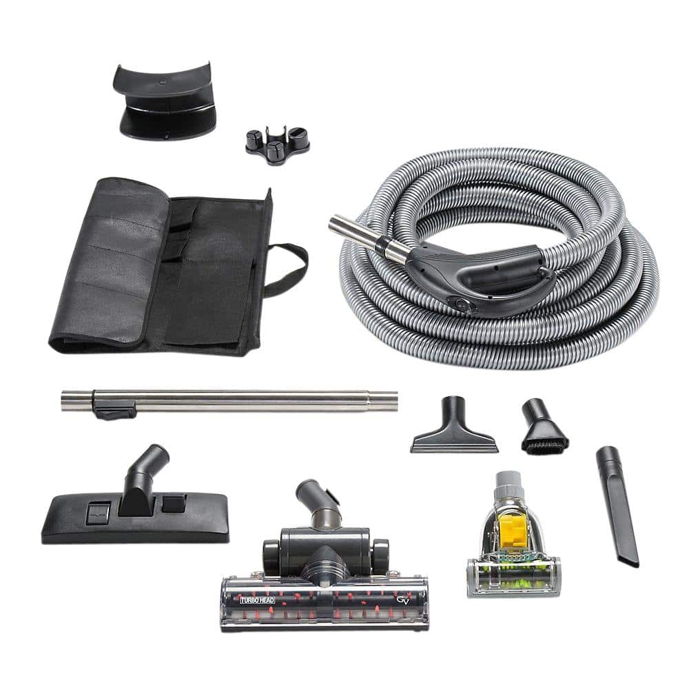 Cen-Tec Systems 92718 Central Vacuum Low Voltage Attachment Kit with Switch Control 30' Hose