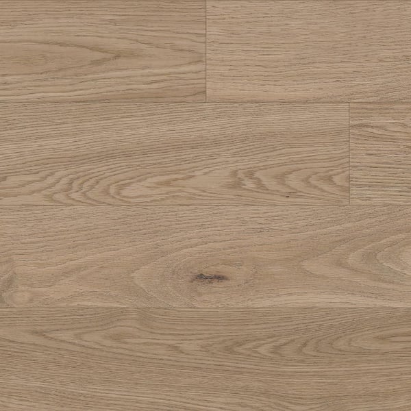 SUPEROAK Warm Hickory 12 mm T x 9.8 in. W x 73 in. L Waterproof