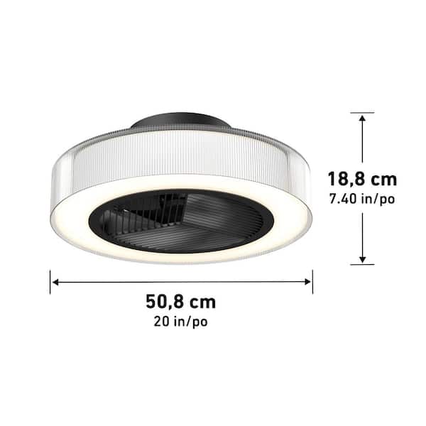 Artika Groove 20 in. Indoor Black 8 Steps CCT 11.42 in. Integrated