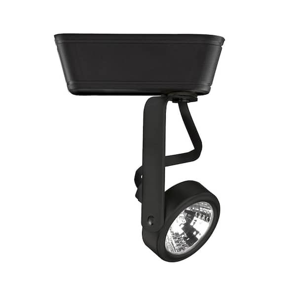 1-Light 50-Watt Black Low Voltage Track Head for H Track